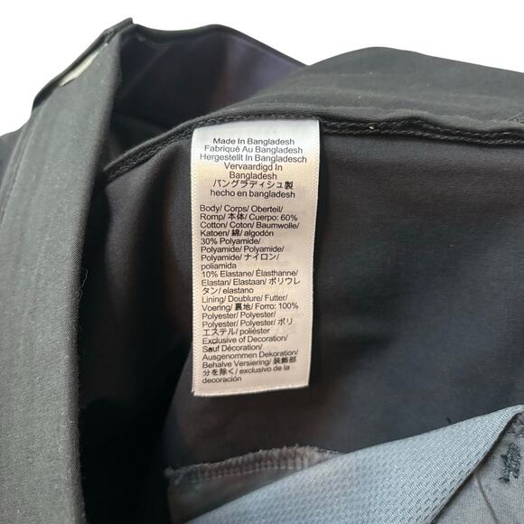 J.Crew 1040 Tech Chino Pants Black 36x34 NWT Athletic Fit Stretch - Picture 7 of 8